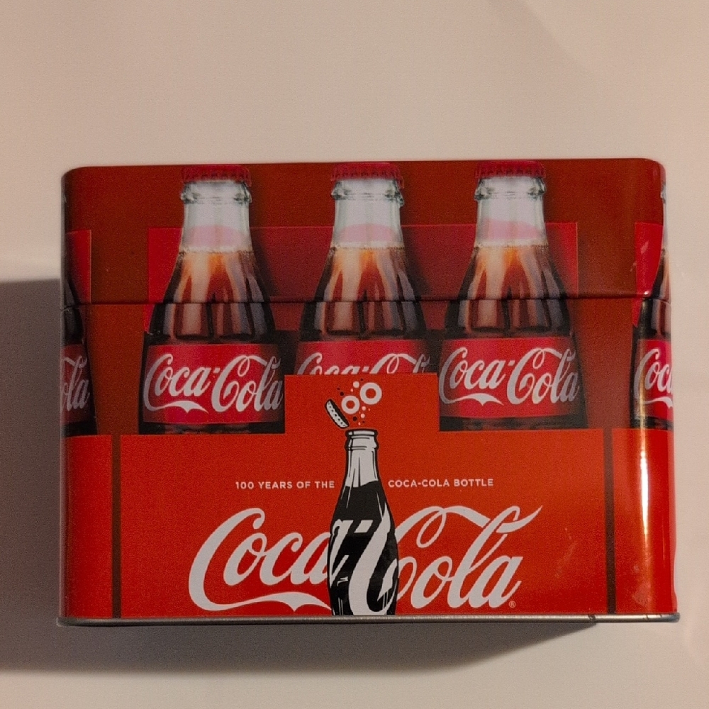 Coca Cola Red Collectible Cookbook Tin